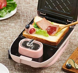 Máquina para hacer gofres y sándwiches Intexca