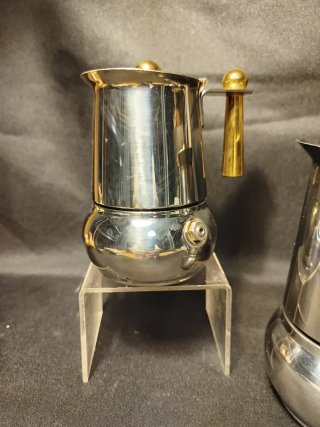 Due  caffettiere Moka Guido Bergna vintage