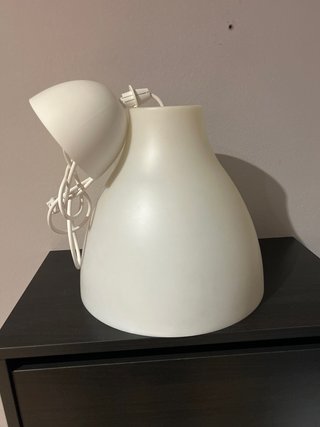 Lámpara de techo blanca