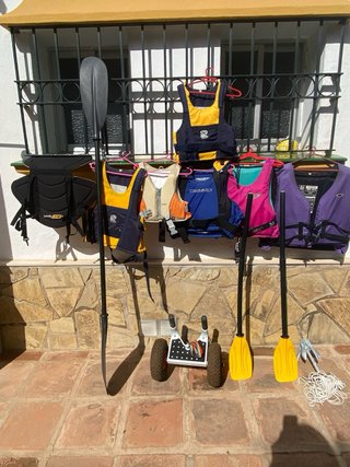 Kayak/ piragua/ deporte/playa/pesca.