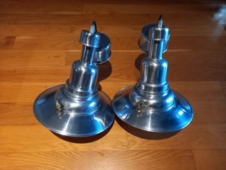 2 Lampade Industriali Vintage Ikea Inox