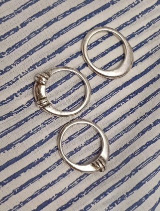 Anillo Ciclón Plata