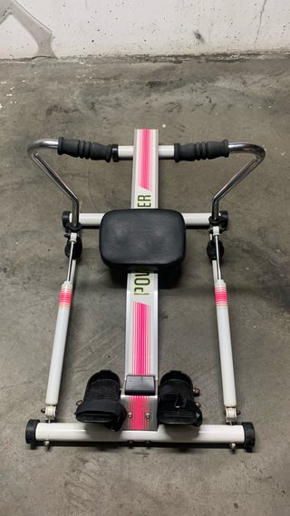MAQUINA REMO HIDRAULICO POWER MASTER GYM EN CASA