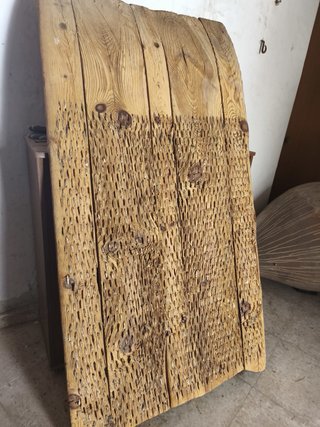 Trillas antiguas de madera