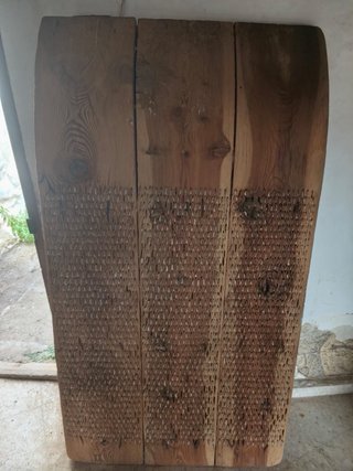 Trillas antiguas de madera