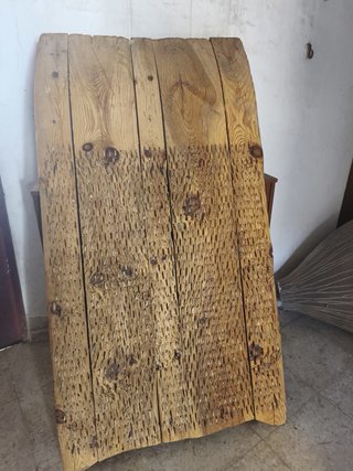 Trillas antiguas de madera