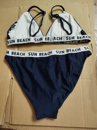 Lote 2 bikinis azul y azul marino