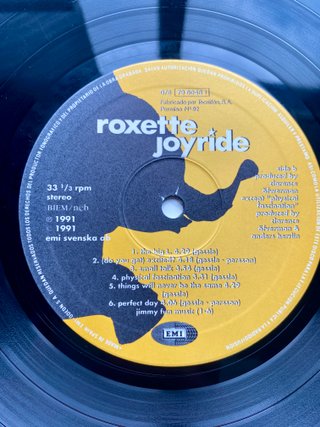 Vinilo LP Roxette - Joyride (1991)