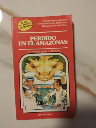 Perdido en el amazonas. Elige tú propia aventura.