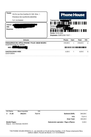 iPhone 11 Caja Blanca y Iphone 7 plus negro