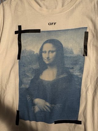 T-Shirt Off-White Mona Lisa Bianca XL
