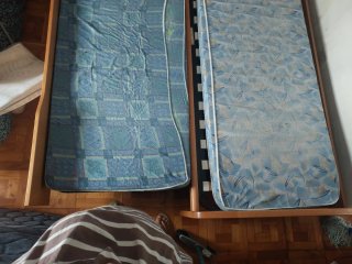 Cama individual con nido