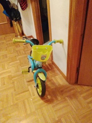 Bicicleta para niños de 4 a 6 años Azul y Amarilla