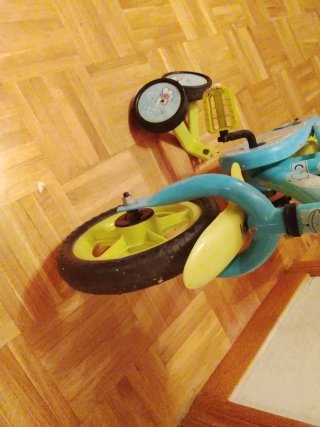 Bicicleta para niños de 4 a 6 años Azul y Amarilla