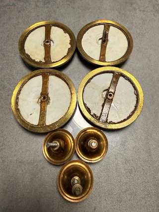 Tiradores Vintage Cerámica y Metal