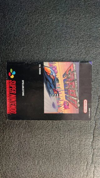 F-Zero SNES Nintendo Caja PAL