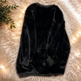 Sudadera peluche GAP negra