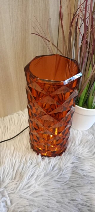 Lampada LED Cristallo Ambra USB
