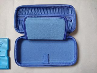 Custodia blu per Switch con accessori - Nuovi