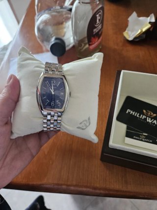 Orologio Philip Watch Uomo Blu Argento