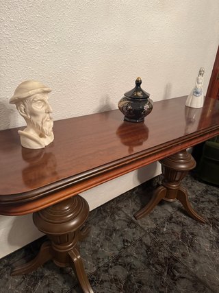 Tavolo consolle in legno massello classico