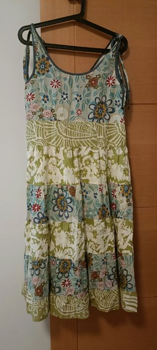 Vestido MD'M Basic estampado boho