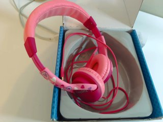 EasySMX Auriculares Niños Rosa/Morado