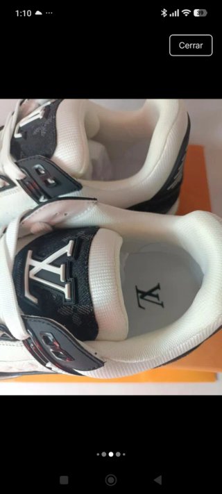 Zapatillas Louis Vuitton Negras y Blancas