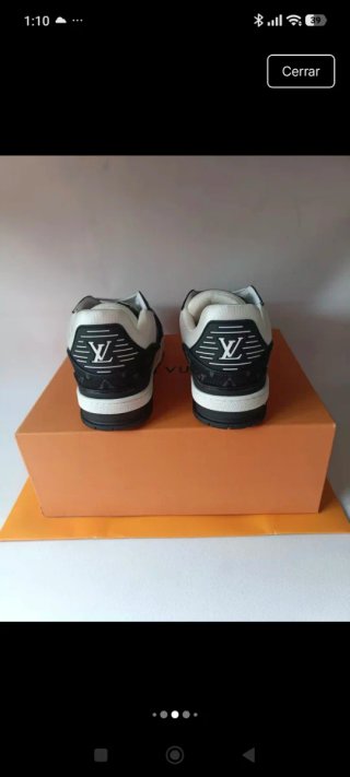 Zapatillas Louis Vuitton Negras y Blancas