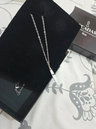 Collana Boccadamo maschile con crocetta e brillant