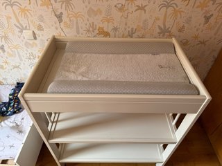 Cambiador Bebé IKEA Gulliver Blanco +colchoneta