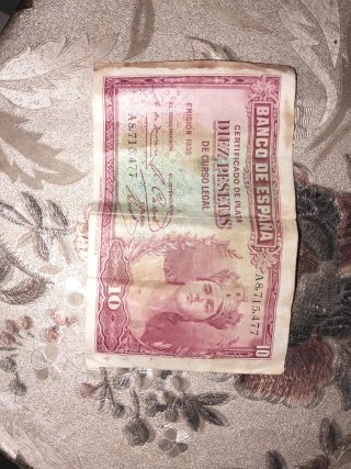 Lote 3 Billetes Antiguos Colección