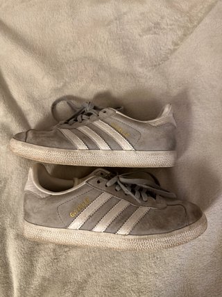 Adidas Gazelle Mujer Gris Talla 36 2/3