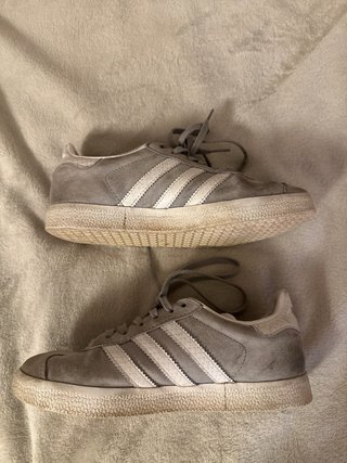Adidas Gazelle Mujer Gris Talla 36 2/3