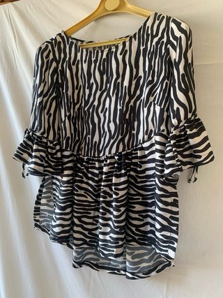 Blusa Nara Camicie Tg M Zebra
