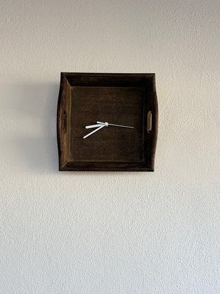 Reloj de mesa/pared hecho a mano