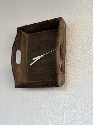 Reloj de mesa/pared hecho a mano