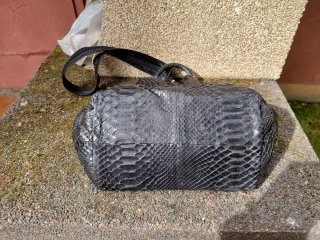 Bolso Piel Negro Ángel Reinares