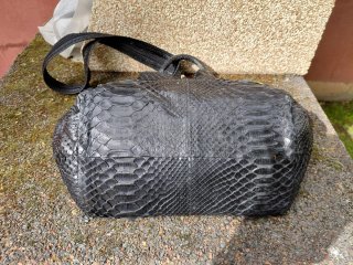 Bolso Piel Negro Ángel Reinares