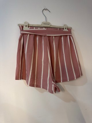 Pantalones cortos de rayas mujer