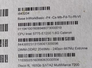 CPU + Motherboard + Memórias + HDD