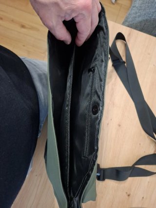 Maletín para portátil verde