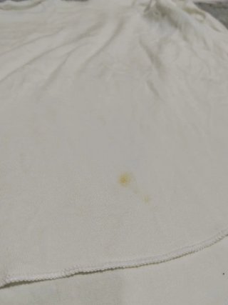 Top blanco manga larga escotado