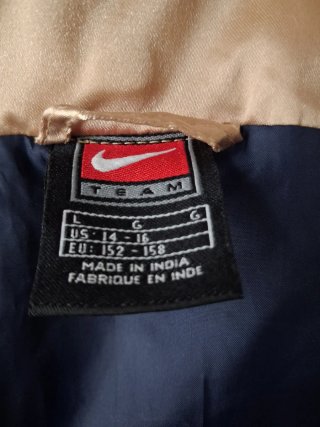 Chaqueta Nike FC Barcelona Dorada y Azul