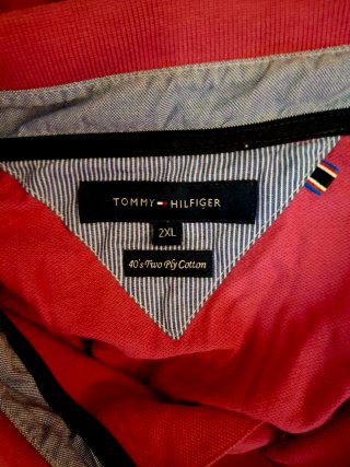 Polo Tommy Hilfiger Rosa Manga Corta