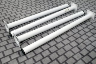 4 patas metálicas blancas 70 cm (muebles/mesa)