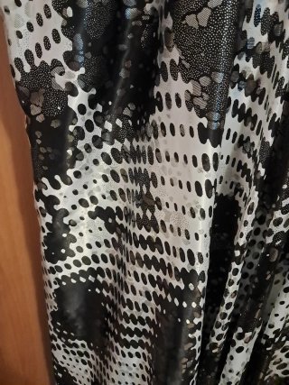 Abito donna elegante nero e bianco