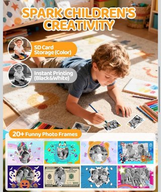 NUEVA Cámara Fotos Infantil Instantánea HD