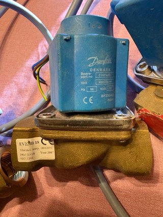 4x Electroválvula Danfoss EV220B 18