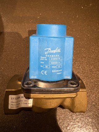 4x Electroválvula Danfoss EV220B 18